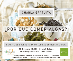 ¿POR QUÉ COMER ALGAS?  Beneficios e ideas para incluirlas en nuestra dieta @ Granel Oviedo