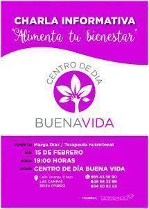 Charla "Alimenta tu Bienestar" @ Centro de Día BUENA VIDA